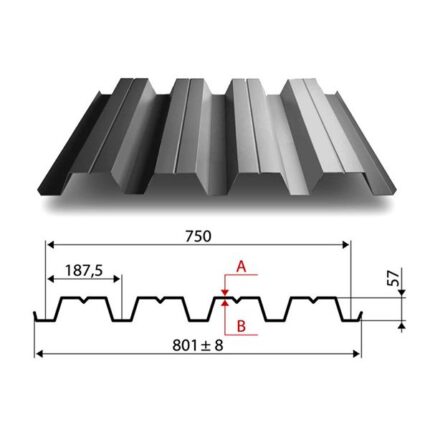 Профлист НС57 750/801